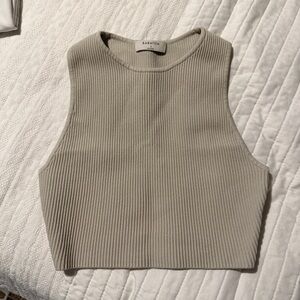 Babaton | sculpt tank cropped